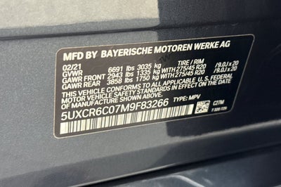 2021 BMW X5 xDrive40i