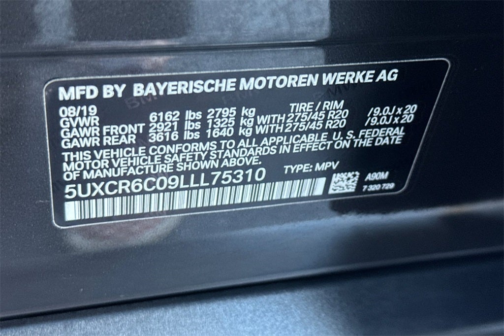 2020 BMW X5 xDrive40i