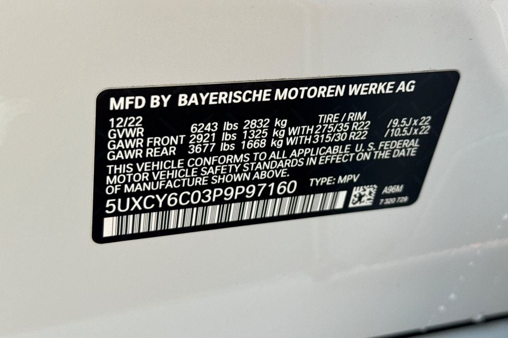 2023 BMW X6 xDrive40i