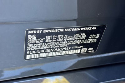 2022 BMW X5 M50i