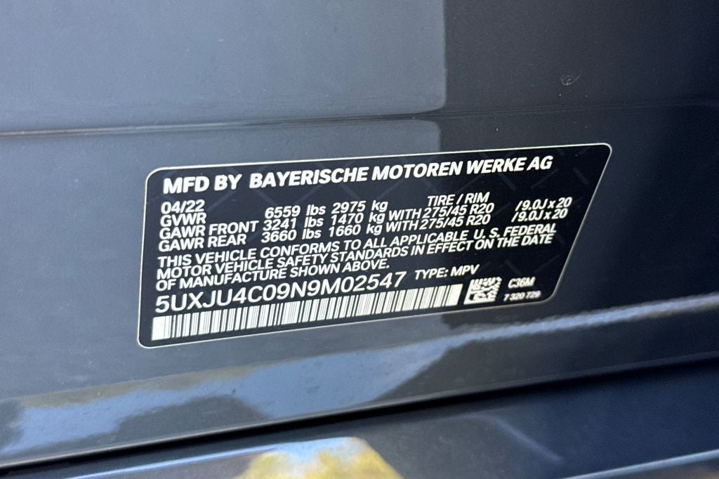 2022 BMW X5 M50i