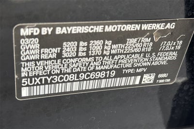 2020 BMW X3 sDrive30i