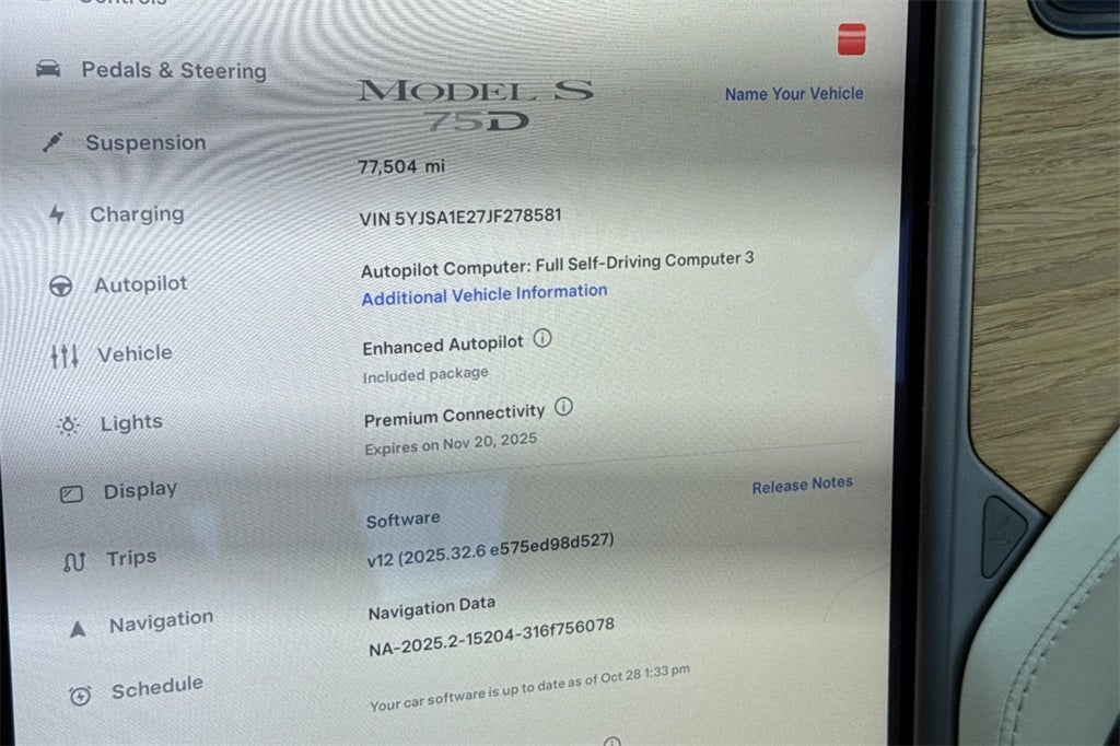 2018 Tesla Model S 75D