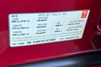 2018 Tesla Model S 75D