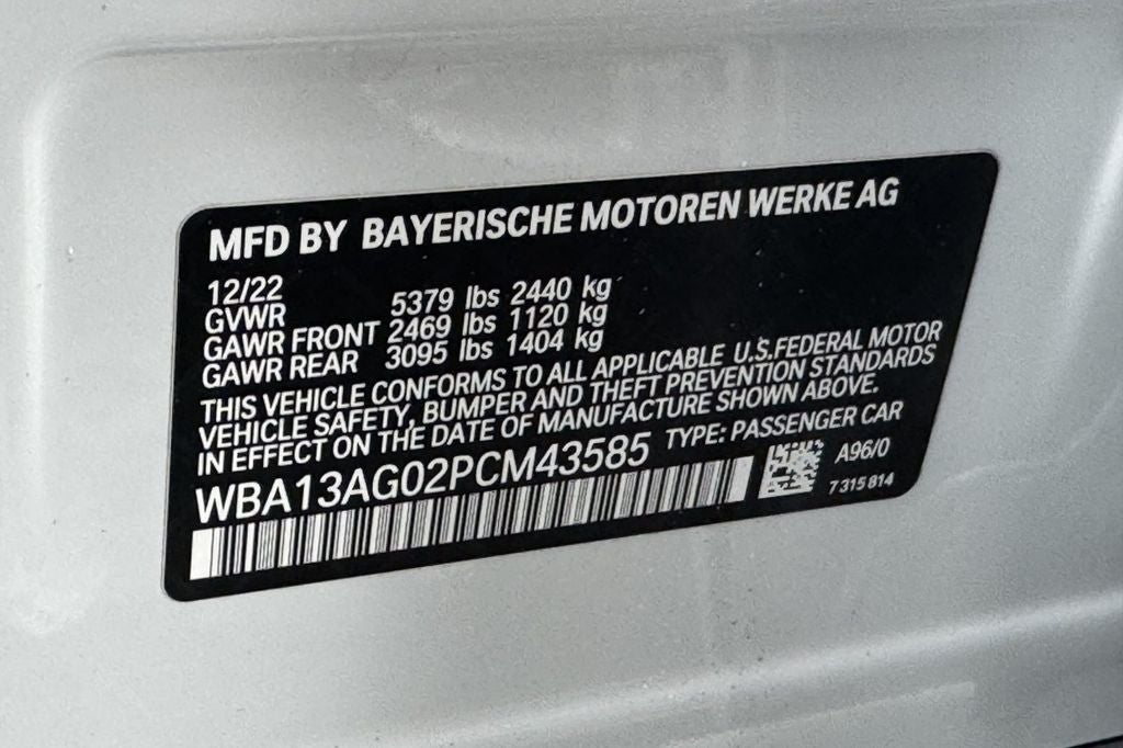 2023 BMW 5 Series 530e iPerformance