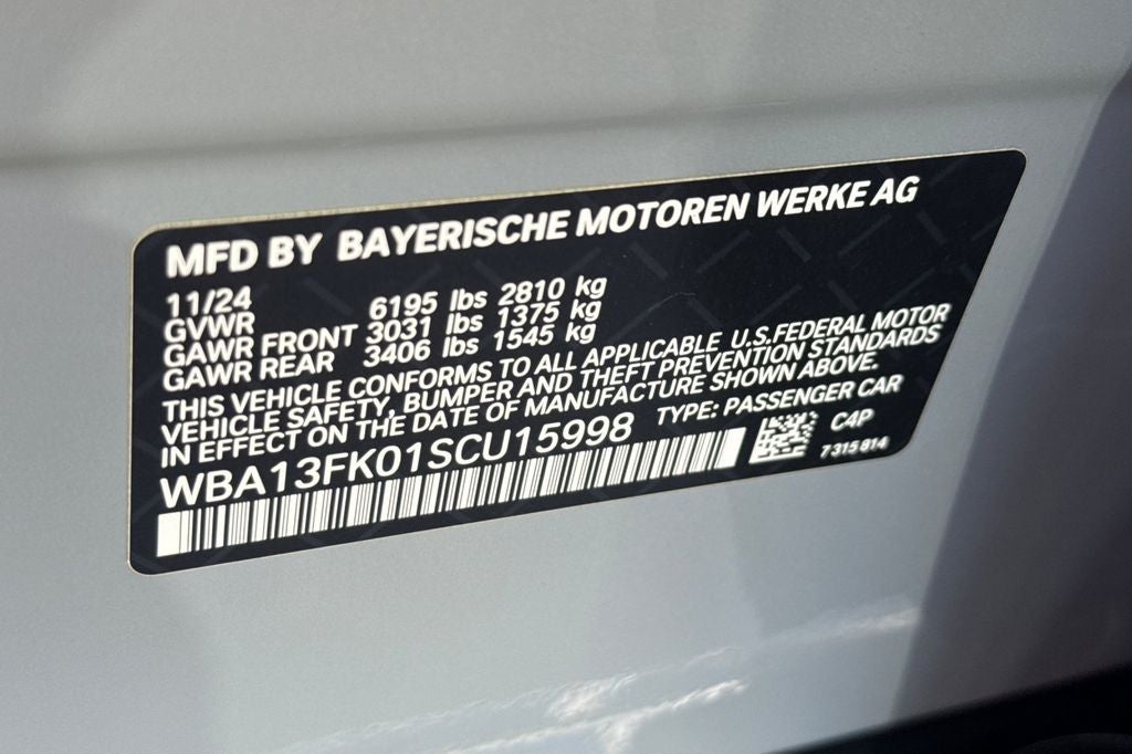 2025 BMW 5 Series 550e xDrive