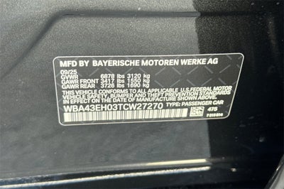 2026 BMW 7 Series 750e xDrive