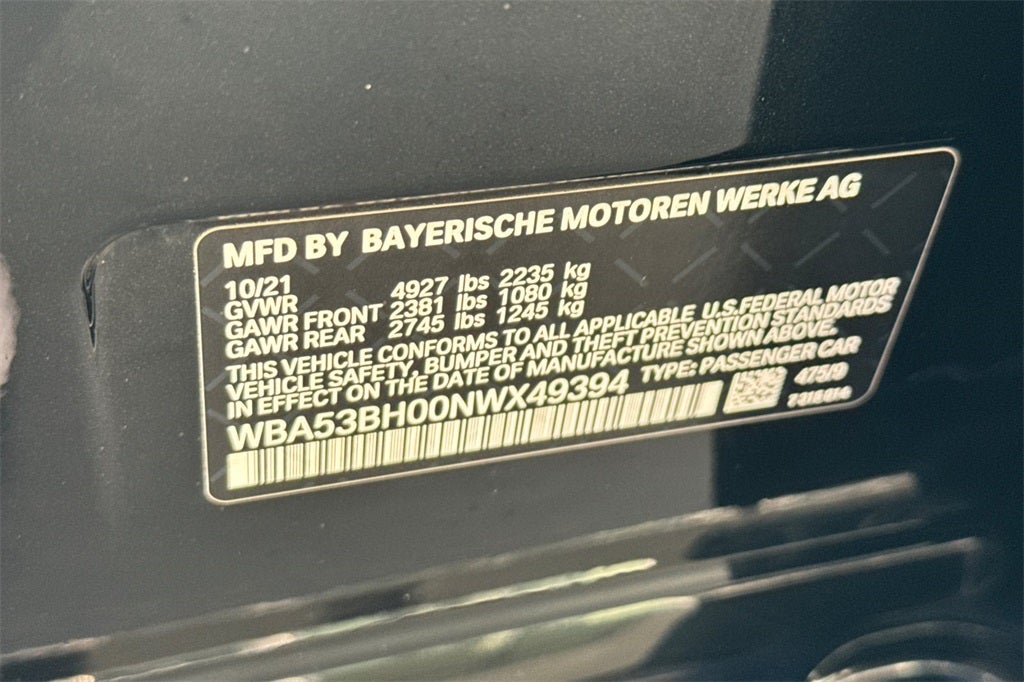 2022 BMW 5 Series 530i