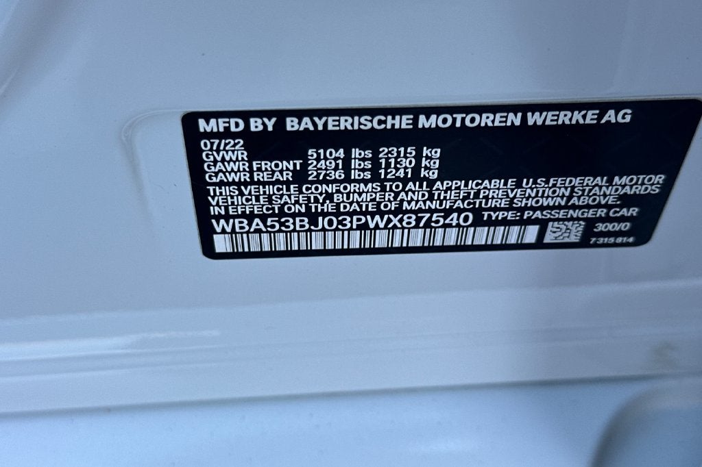 2023 BMW 5 Series 540i