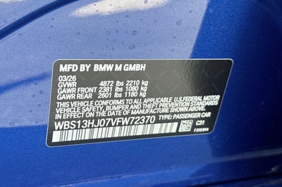 2027 BMW M3 Base