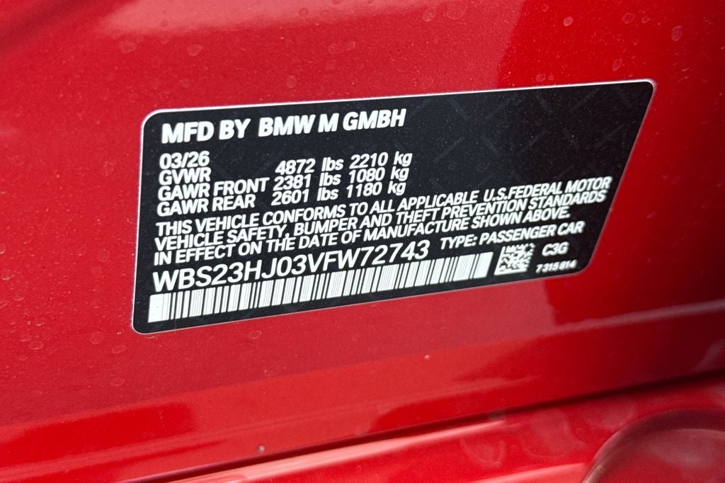 2027 BMW M3 Competition
