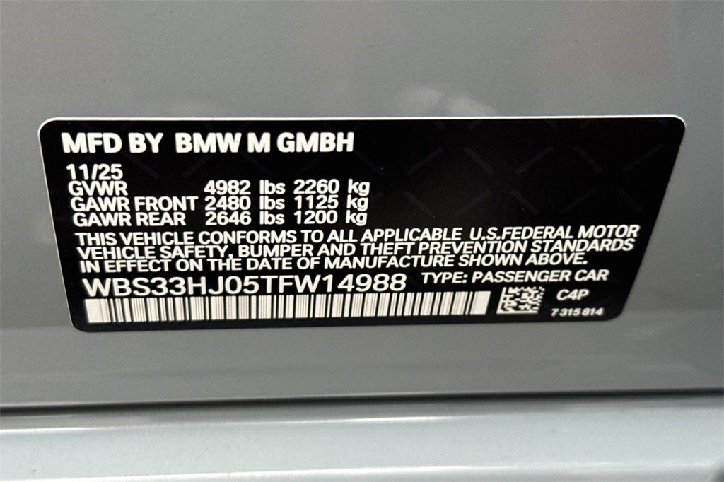 2026 BMW M3 Competition