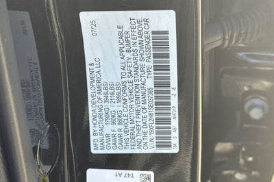 2025 Honda Civic Sport
