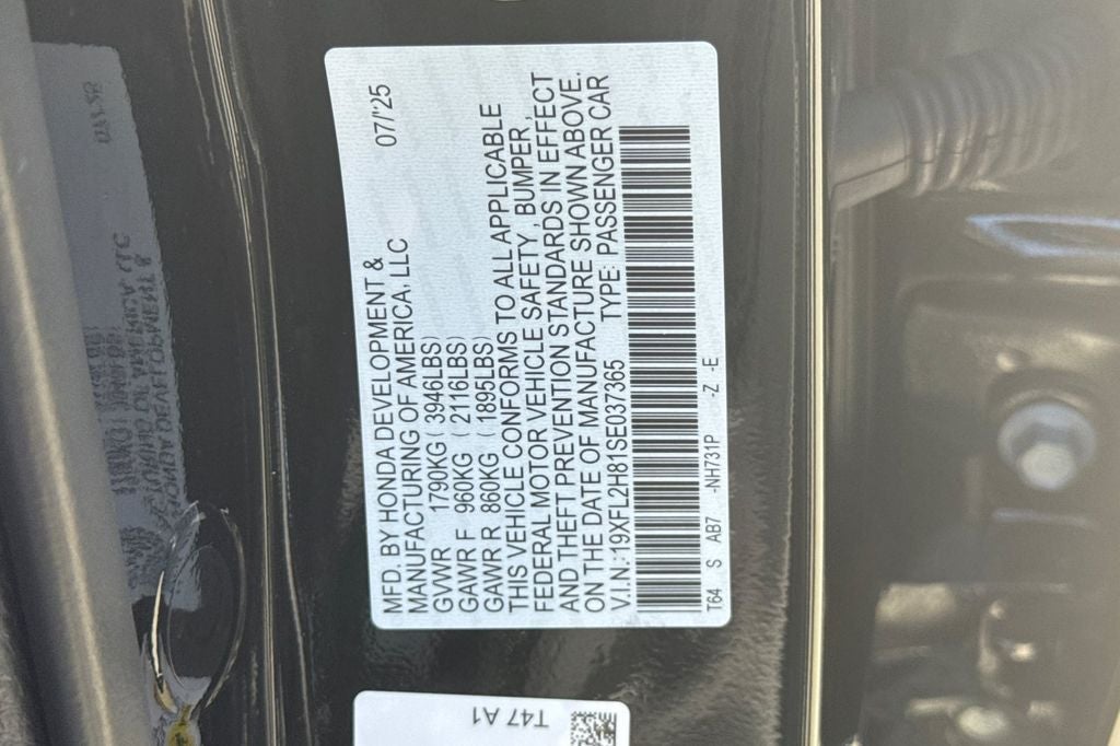 2025 Honda Civic Sport
