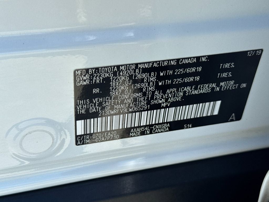2020 Toyota RAV4 Hybrid Limited