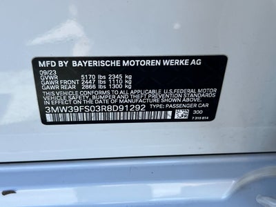 2024 BMW 3 Series 330e xDrive