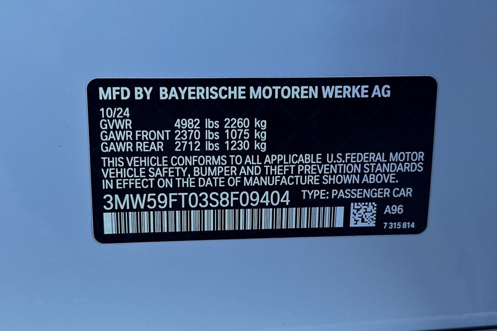 2025 BMW 3 Series M340i