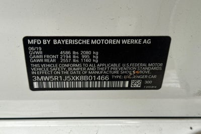 2019 BMW 3 Series 330i