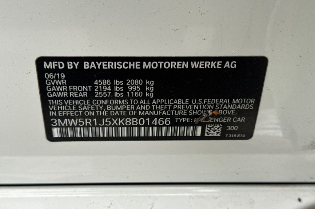 2019 BMW 3 Series 330i