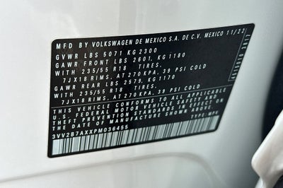 2023 Volkswagen Tiguan 2.0T SE