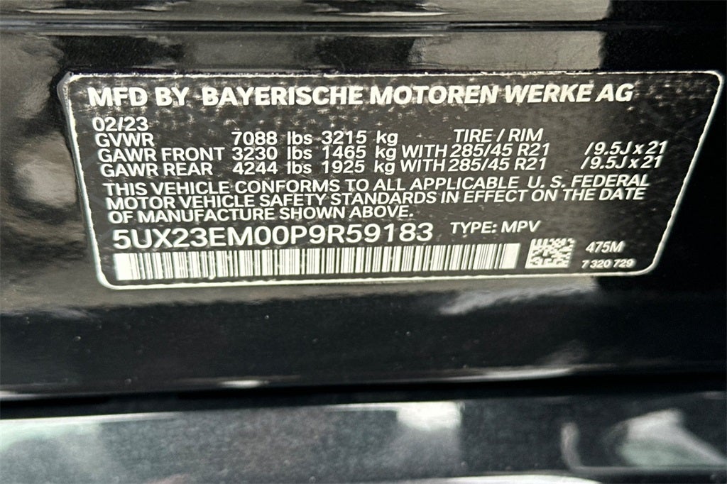 2023 BMW X7 xDrive40i