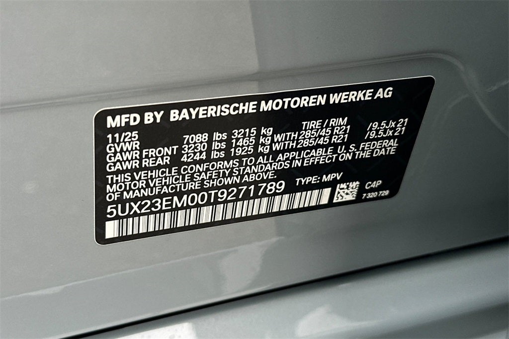 2026 BMW X7 xDrive40i