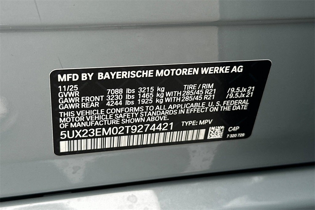 2026 BMW X7 xDrive40i