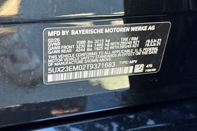 2026 BMW X7 xDrive40i