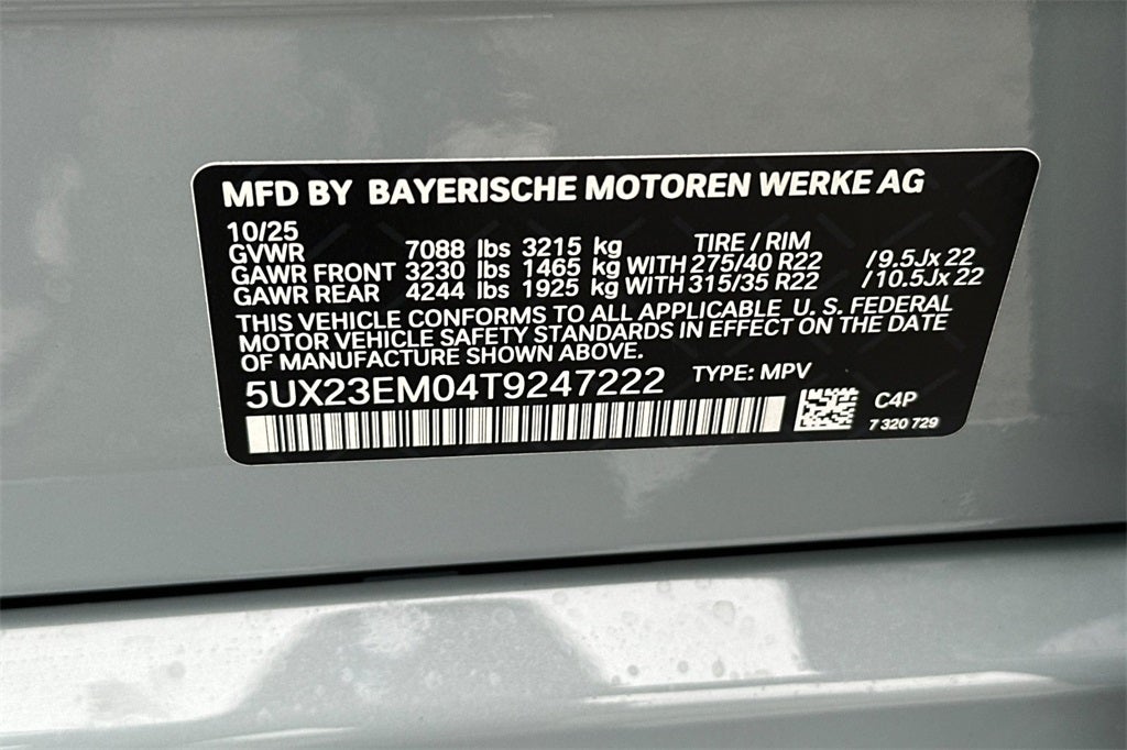 2026 BMW X7 xDrive40i