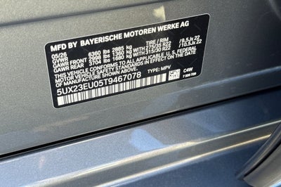 2026 BMW X5 xDrive40i