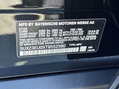 2026 BMW X5 xDrive40i