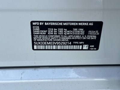 2027 BMW X7 M60i
