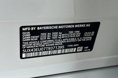 2026 BMW X5 xDrive50e