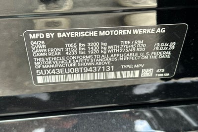 2026 BMW X5 xDrive50e