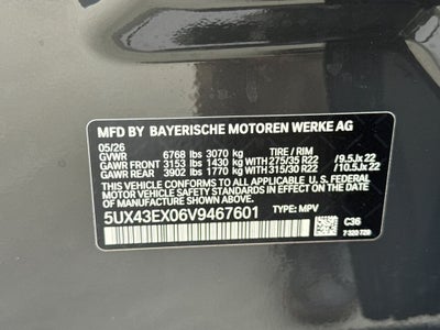 2027 BMW X6 M60i