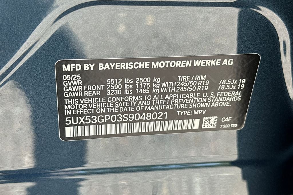 2025 BMW X3 30 xDrive