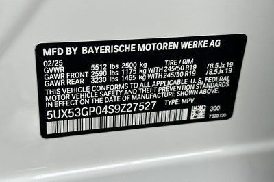 2025 BMW X3 30 xDrive