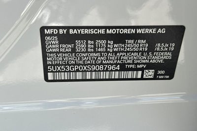 2025 BMW X3 30 xDrive