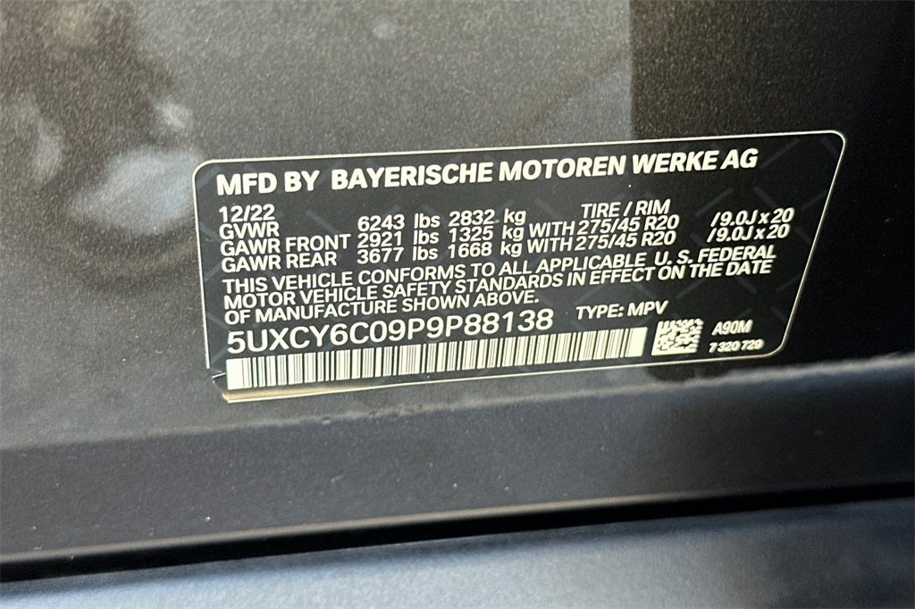 2023 BMW X6 xDrive40i