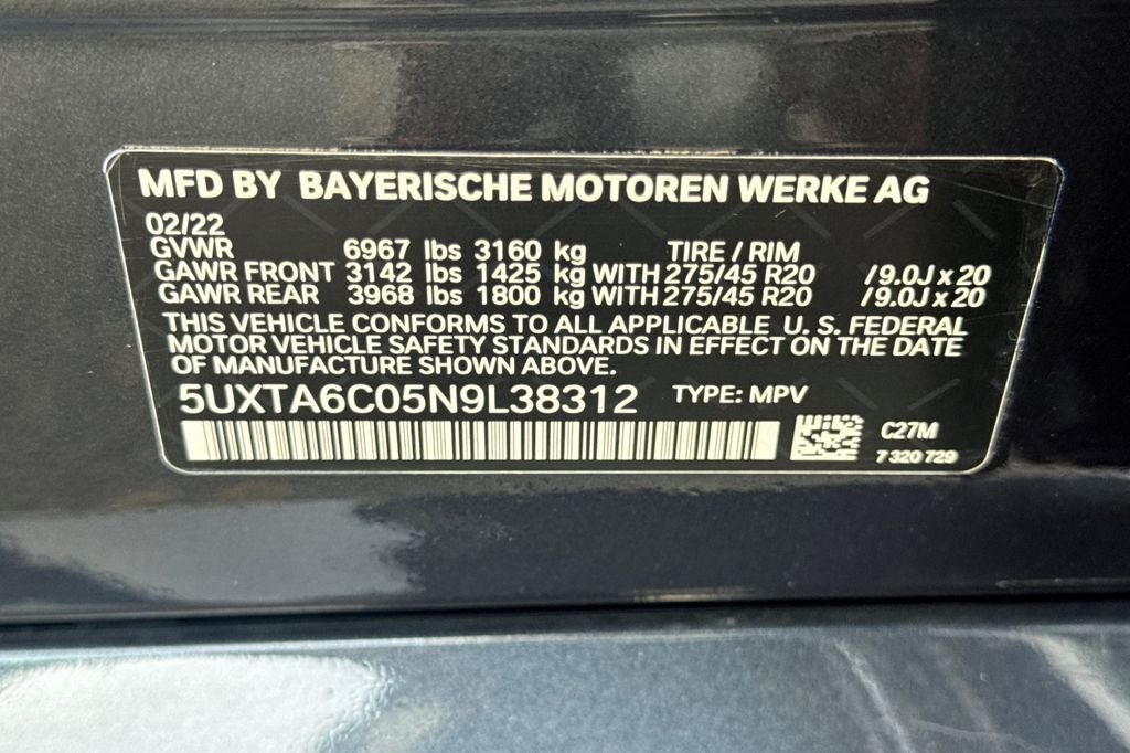 2022 BMW X5 xDrive45e