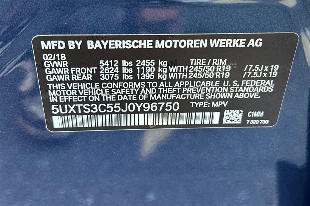 2018 BMW X3 M40i