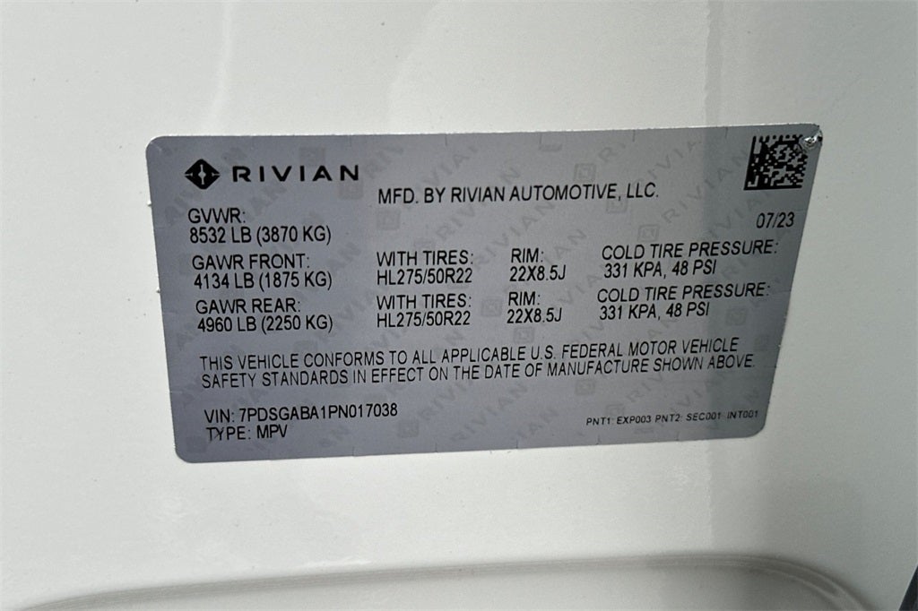 2023 Rivian R1S Adventure