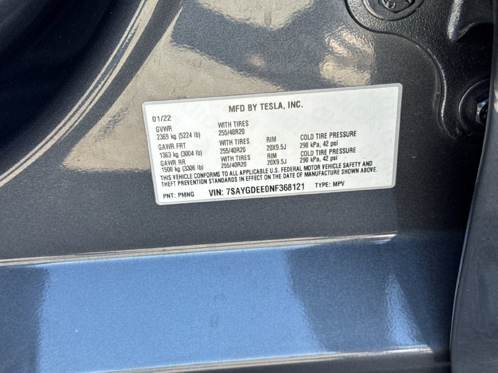2022 Tesla Model Y Long Range