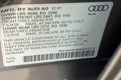 2022 Audi A4 allroad 45 Premium Plus quattro