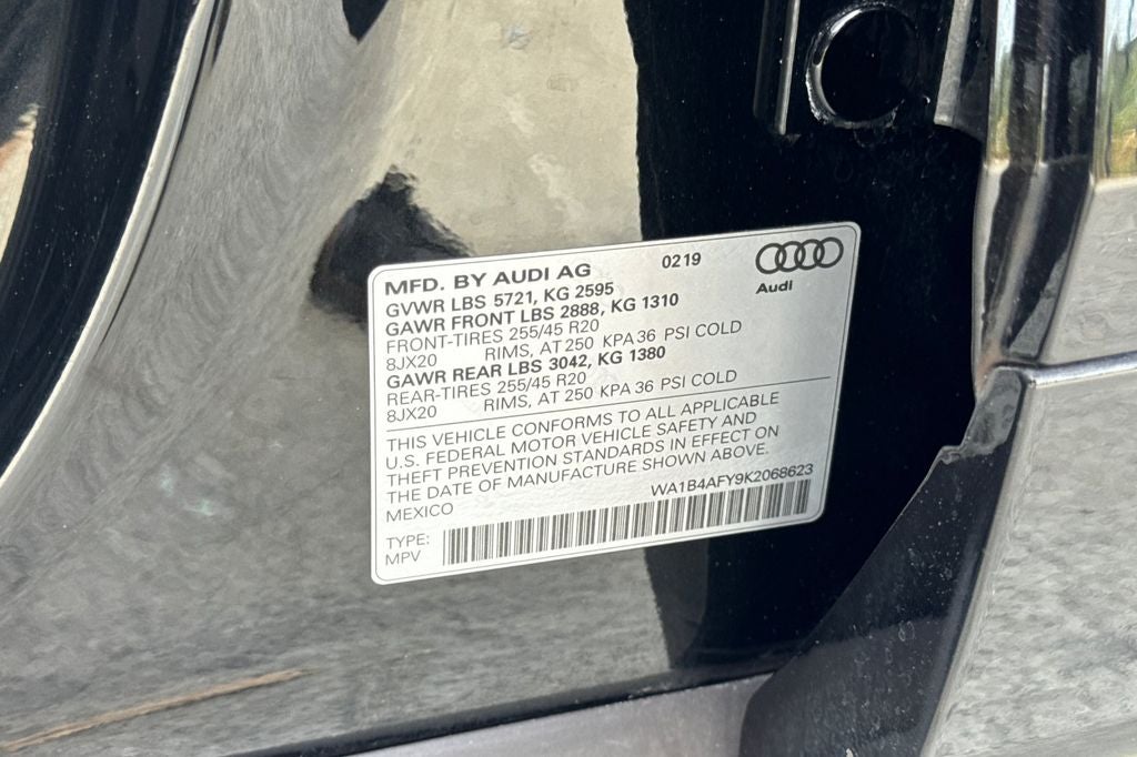 2019 Audi SQ5 3.0T Premium Plus quattro