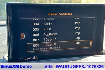 2018 Audi A3 2.0T Premium Plus