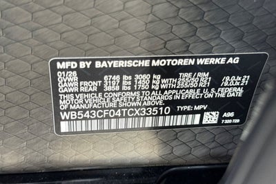 2026 BMW iX xDrive45