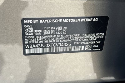 2026 BMW 5 Series 530i
