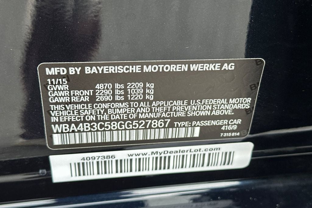 2016 BMW 4 Series 435i Gran Coupe