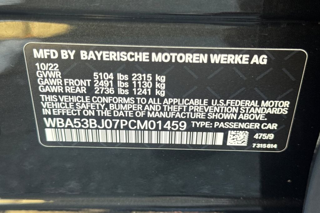 2023 BMW 5 Series 540i